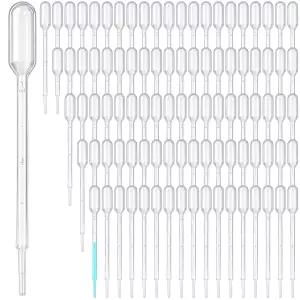 300개입 1ml 일회용 플라스틱 투명 액체 스포이트 전이 피펫 드로퍼 부피 에센셜