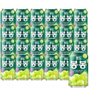 봉봉 포도 캔 음료수 포도알 대용량 340ml 24캔 GST