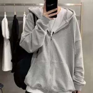 [라일리의류] Rly 가디건 점퍼 데일리 오버핏 가디건 남녀공용 후드
