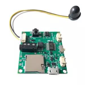 MP3 적외선 모션 활성화 감지 사운드 보드SD 카드 포트 IC 포함 제품 마이크로 USB 오디오 다운로드