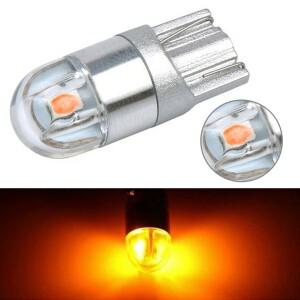 194 168 LED 독서 번호판 라이트 사이드 램프, DRL 앰버 범용 자동차 조명, T10 2SMD 3030 W5W, 1 개