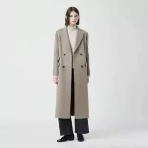 씨씨콜렉트 밍크 블렌드 더블 브레스티드 롱 코트 C254MSG564 1189366