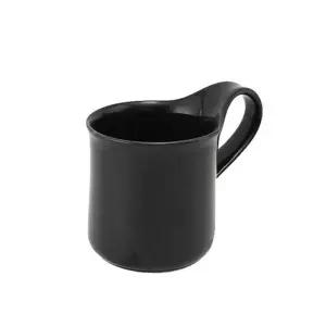 제로재팬 도자기 머그잔 블랙 300ml 미으 커피