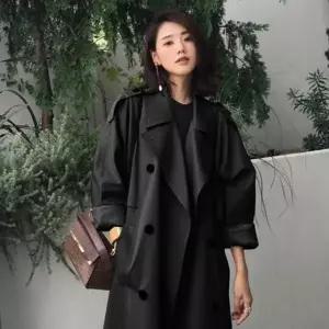 [하프클럽/]여성 가을자켓 루즈핏 트렌치코트 봄가을 간절기