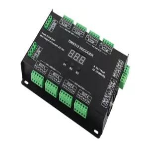32채널 96A RGBW DMX 512 LED 디코더 컨트롤러 디머 DC5-24V RGB 조명 8비트/16비트