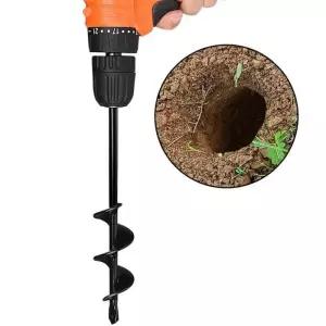 드릴링 탄소강 나선 땅파기 22x5CM 어거 이 절삭