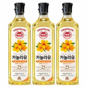 사조 카놀라유 900ml x 3개