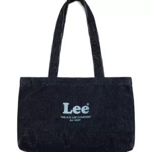 리 LEE 빈티지 로고 코듀로이 에코백 인디고 다크 LE2503BG10ID