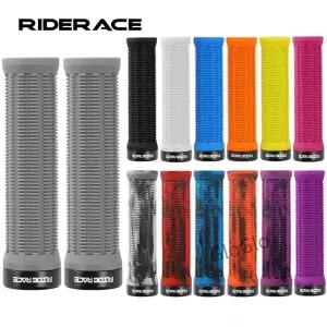 1 쌍 MTB 그립 TPR 고무 인체 공학적 편안한 산악 자전거 핸들 바 미끄럼 방지 충격 흡수 커버