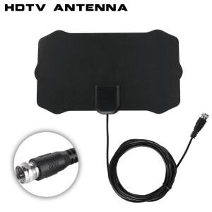 실내 디지털 TV 안테나 800마일 반경 DVB-T2 isdb-tb 위성 신호 수신기 흰색