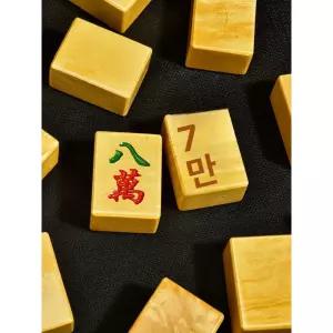 마작세트 케이스 초보자용 마작패 가정용 접이식 전문가용