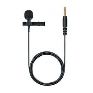 폰 및 태블릿용 SHURE MVL LAVALIER 마이크로폰 - 3.5MM 커넥터 윈드스크린 마운트 휴대용 파우치가 포함된 외부 클립형 미니 라펠 마이크로 영상 녹화 브이로깅에 적합합니다