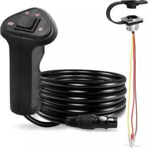 ATV UTV 12000LB 윈치용 제어 소켓 어셈블리가 있는 Torkettle Winch 핸드 리모컨