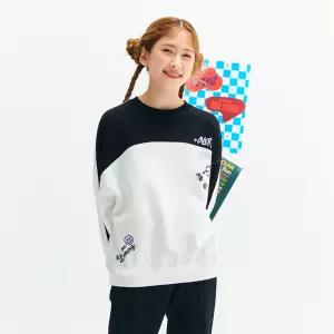 오션스카이 [2color]여아 멀티 절개 배색 맨투맨 T-shirt - 멀티