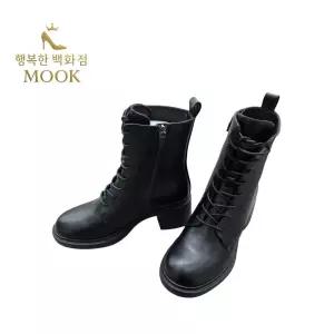 [무크][행복한백화점][무크]mook 여성 캐쥬얼 레이스업 워커부츠 블랙 516HB522661AA