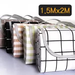 캠핑매트 방수 돗자리 대형 150x200cm 체크 가을 소풍
