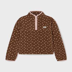 [AK수원점] [후아유] 여성 Flower Pattern Fleece Half Zip-up WHMAG1191F
