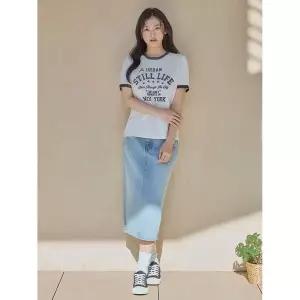 [국내백화점 매장정품] 탑텐 TOPTEN 여성 데님 스커트 미디_MSG2RS2308 MSG2RS2308 120256