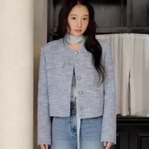 올리브데올리브 노카라 라운드 트위드 자켓 OW6SJ153 1183363