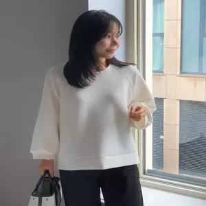 MADE 말랑텐션 9부 블라우스 맨투맨 (3 color)