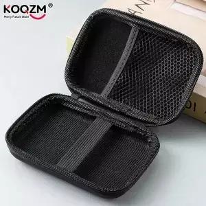 USB 케이블 충전기용 휴대용 외장 하드 드라이브 파우치 HDD 및 SSD 케이스 보호대 보관 가방 2.5 인치