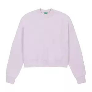 베네통 Logo point crop sweater_3UNID109A07M