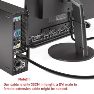 리얼 DVI-D 듀얼 링크 케이블 1.5M/0.3M 24+1 Male - 모니터 25핀