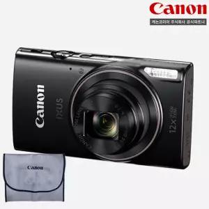 캐논 IXUS 285 HS A 디지털 카메라 블랙 + 파우치형 포켓융 (캐논공식총판)