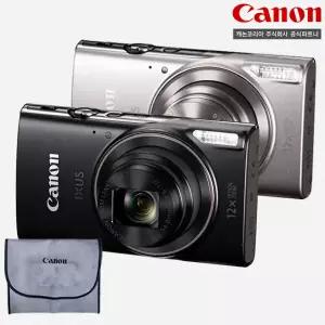 캐논 IXUS 285 HS A 디지털 카메라 블랙/실버 + 파우치형 포켓융 (캐논공식총판)