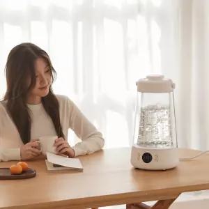 통세척 100도가열 스팀가습 가열식가습기 3.5L 무드등 리모컨형/대용량 사무실 가정용가습기