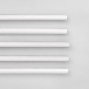 [KO] 7x210mm 화이트 일자형 종이빨대 벌크포장 카페 커피 음료 스트로우 1박스 5000개