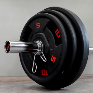 멜킨 바벨 원판 고급 TPU 우레탄 경량 30mm 역기 2.5kg 2개
