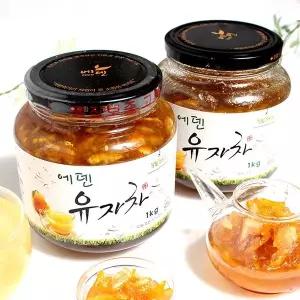에덴 유자차 1kg2병