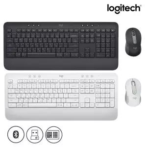 로지텍 코리아 MK650 무선 키보드 마우스 세트 블루투스 겸용 멀티 디바이스 한글 자판