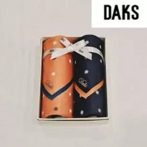 닥스손수건 DKO04A 남녀2매 나염 손수건 세트