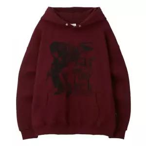 [국내정품] 낫띵이즈베럴댄미 후드티 VINTAGE ARTWORK HOODIE_burgundy 157896