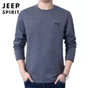 JEEP SPIRIT 춘추 루즈핏 긴팔 맨투맨 데일리룩 남자라운드티