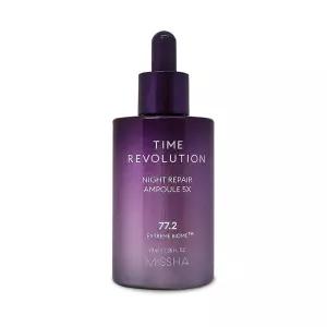 MISSHA 타임 레볼루션 나이트 리페어 보랏빛 앰플 5X 70ml 화이트닝 1개 S1