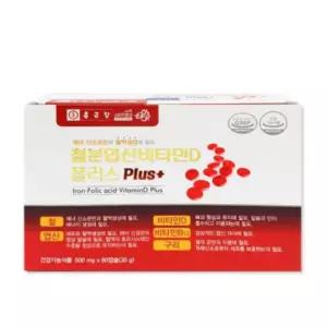 종근당 철분 엽산 비타민D 플러스 60캡슐 1개
