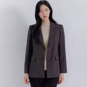 [지센] Z-셀렉션 피어로즈 싱글 투버튼 테일러드 자켓 LFFJO992_BR