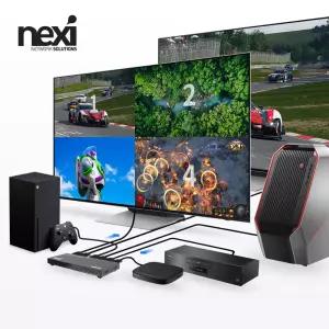 (넥시) 4×2 HDMI 멀티뷰어 매트릭스 스위치 (NX1370)