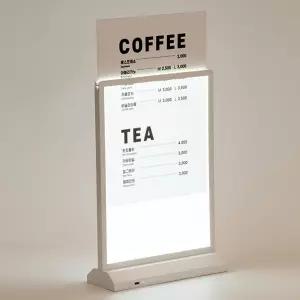 led 테이블 메뉴판 라이트패널 광고판 전광판 a4 조명 액자