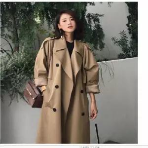 여성트렌치코트 바바리코트 2컬러 베이직 트렌치코트 사무실 출퇴근 바람막이 정장