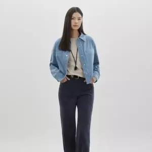 [롯데백화점]씨씨콜렉트 벨벳 코듀로이 크롭 셔츠 C261MSC010