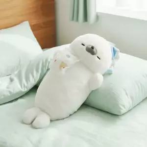 벨라솜 귀여운 물개 인형 애착인형 수면쿠션 통통이 하프 물범 바디필로우 베개 동물 쿠션 70cm