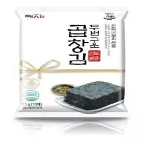 신선식품 예지김 진도 명품 두번구운 곱창김 총 200장 20매