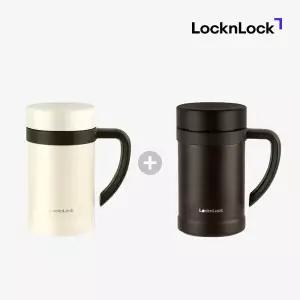 락앤락 1+1 머그 텀블러 보온 보냉 스텐 머그컵 손잡이 500ml1323825