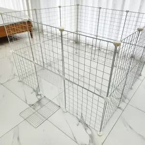 강아지 고양이 철제 울타리 소형 반려동물 철장 펜스 강아지울타리