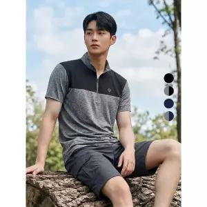 [아웃도어스/이지바이]쿨쉐어 남성 빅사이즈 기능성 쿨 반팔 등산 티셔츠(B91ST043M)