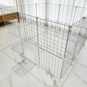 강아지 고양이 철제 울타리 소형 반려동물 철장 펜스